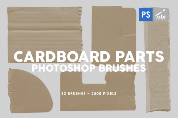 32 Classic Cardboard Parts PS Brushes