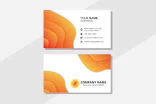 Business Card Brown Element: A Modern Design for Professional Identity