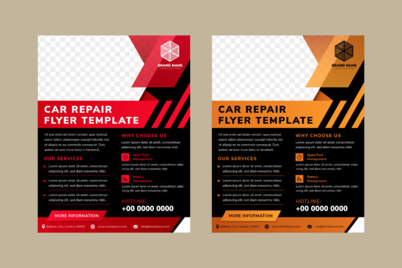 Car Repair Flyer Design