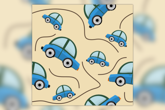 Classic Cars with Lines Seamless Pattern: A Versatile Design for Creative Projects