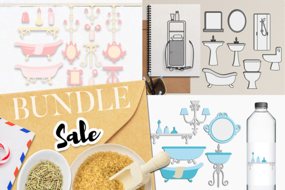 Enhancing Design Projects with the Bathroom Clip Art Bundle: A Versatile Resource for Modern Creatives