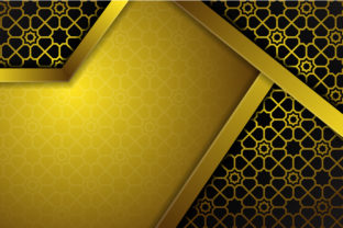 Gold Black Islamic Pattern Background: Strategic Design for Modern Creativity and Branding