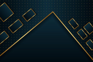 Gradient Dark Blue Gold Background