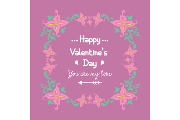 Happy Valentine Invitation Card