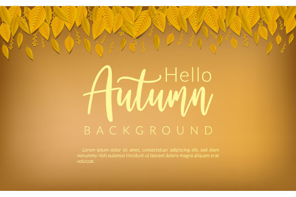 Hello Autumn, Autumn Leaves Background