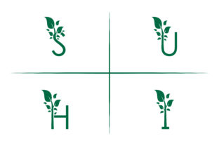 Hisu Topography Letter Tree: A Green Eco Logo Design for Modern Branding