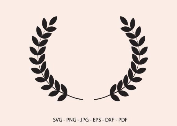 Laurel Wreath Graphic for Creative Projects