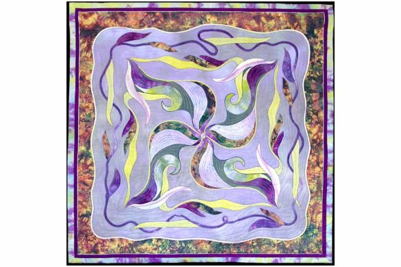 Lilac Clover Designer Pinwheel Quilt Pattern