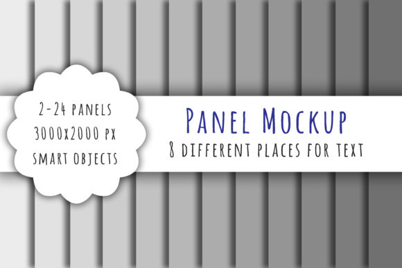 Panel Mockup PSD for Digital Paper