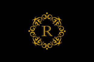 R Letter Emblem Gold: A Timeless Symbol of Elegance and Prestige