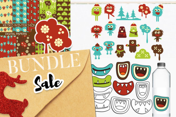 Retro Monsters Bundle: Strategic Use for Creative and Commercial Projects