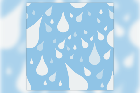 Water Drops Vector Seamless Pattern: A Versatile Design Element for Modern Creatives
