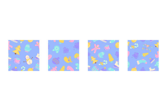 Winter Season Holidays Seamless Pattern: A Versatile Design Asset for Creative Projects